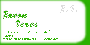 ramon veres business card